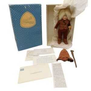 Vintage Elegante Dolls Dakin Elvin the Elf Doll with Original Box Faith Wick 12"
